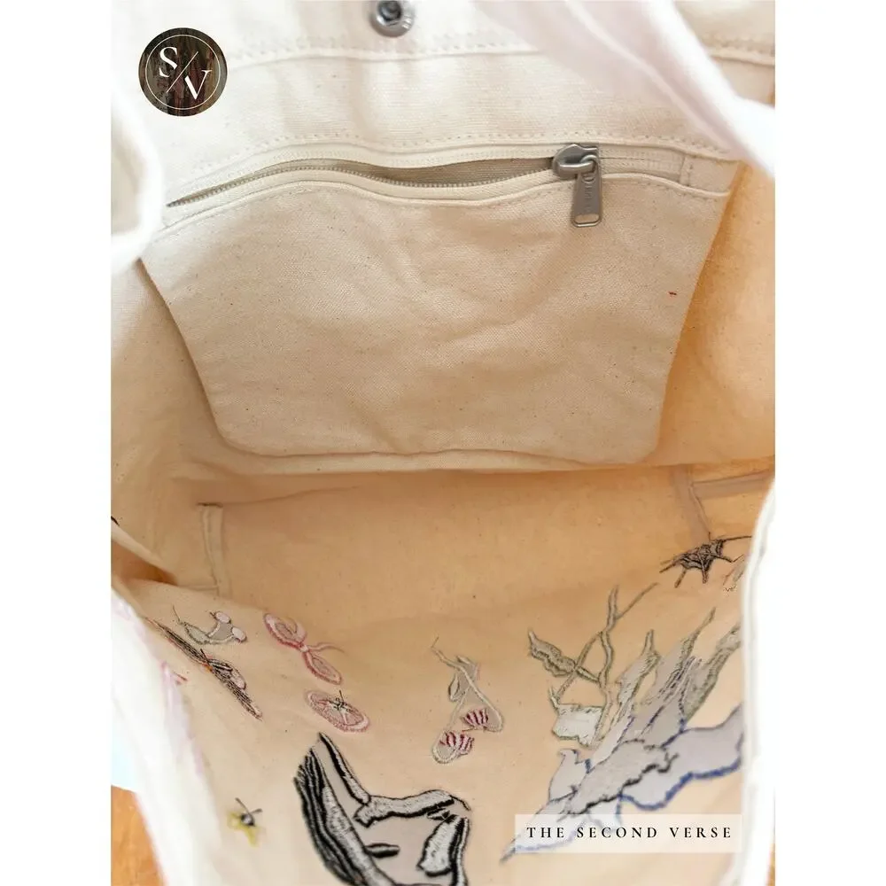 BAGGU Jessica Williams Horizontal Embroidery Duck Bag - Picture 6 of 8